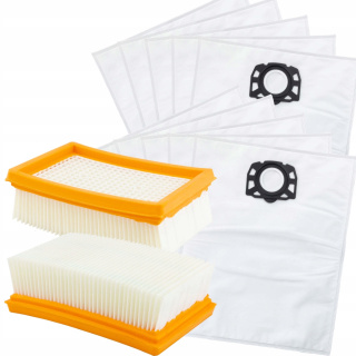 Kärcher filtračné vrecká do vysávača WD6, WD4, WD5, MV4 10ks + 1 filter