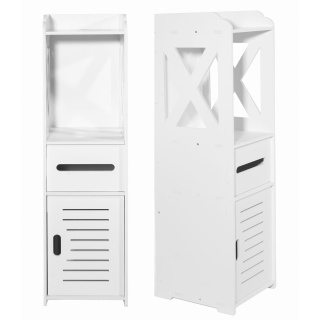 Kúpelňová skrinka 80x21x25cm biela