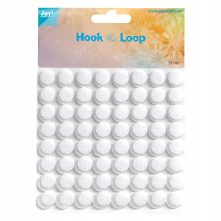 Lepiaca páska na suchý zips 64ks 10mm