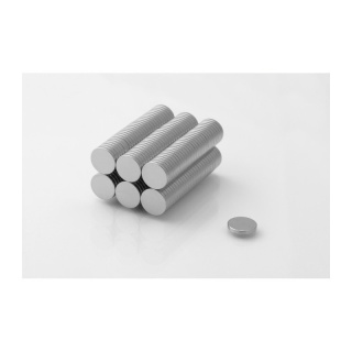 Neodymový magnet 10ks valcový MW 10x1,5 N38