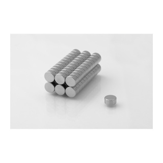Neodymový magnet 10ks valcový MW 8x4 N38