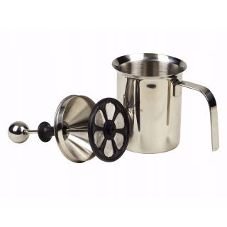 Oceľový napeňovač na mlieko 400ml