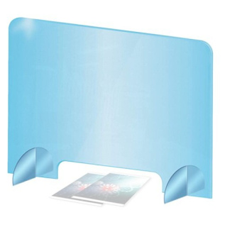 Ochranné plexisklo na pult 100x60cm s otvorom polykarbonátová ochranná bariéra