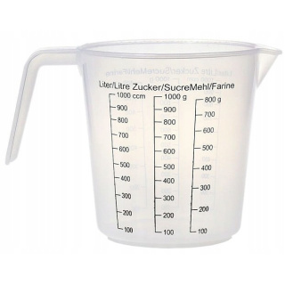 Odmerný džbán kuchynský 1L 13cm