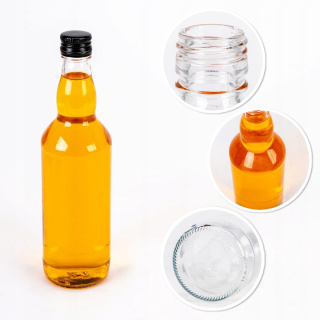 Sklenená fľaša 500ml 24cm MONOPOL