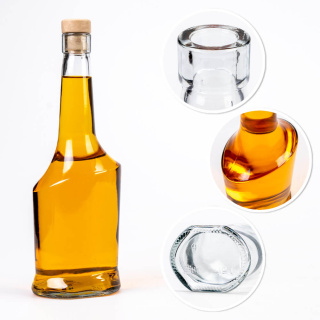 Sklenená fľaša 500ml 25cm AISHA