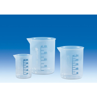 Kadička PP 3000 ml s modrou stupnicou - VITLAB