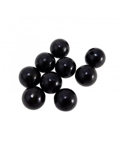 Drevené korálky 10ks 20mm čierne lakované