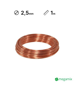 Medený drôt 2,5mm 1m