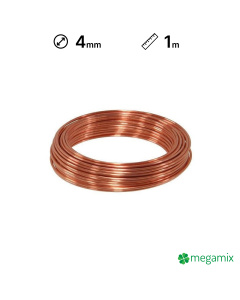 Medený drôt 4,0mm 1m