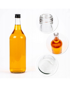 Sklenená fľaša 1000ml 30cm MONOPOL