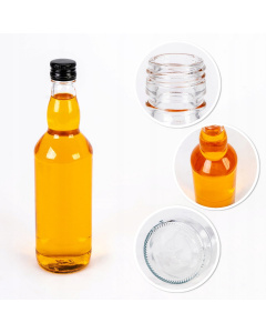 Sklenená fľaša 500ml 24cm MONOPOL