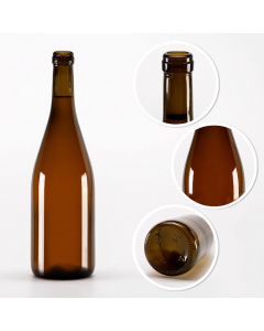 Sklenená fľaša 750ml 29cm BURGUNDY