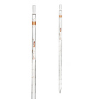 Pipeta viacrozmerová, 10 ml, trieda B, hnedá stupnica, "0" na vrchu