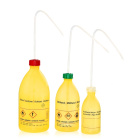 Tryska s potlačou Methanol, 1000 ml, žltá, úzke hrdlo – PE-LD, ADR