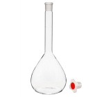 Odmerná banka 25 ml, brúsenie 12/21, trieda A, hnedá stupnica