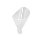 Polkruhový lievik z PP, priemer 50 mm, pre brúsené spoje 19/26 – laboratórny, na presné plnenie