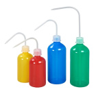 Vytláčacia fľaša laboratórna LDPE 500 ml, žltá, hrdlo GL25