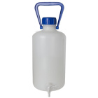 Fľaša na destilovanú vodu 10 000 ml s kohútikom - HDPE