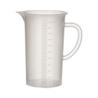Laboratórna kadička PP 1000 ml s rukoväťou a reliéfnou stupnicou
