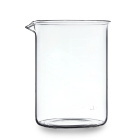 Nízka kadička s výlevkou, 600 ml, borosilikátové sklo (BORO 3.3), výška 125 mm, priemer 90 mm, ISO 3819, DIN 12331