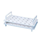 Stojan na skúmavky Eppendorf 48 miest, biely, polykarbonát (PC), autoklávovateľný