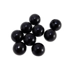 Drevené korálky 10ks 20mm čierne lakované
