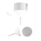Buchnerov lievik z PP, priemer 80 mm – objem 165 ml, laboratórny, na filtráciu