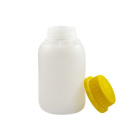 Fľaša 250ml HDPE a žltý uzáver s uzáverom