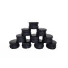 Vrchnák hliníkový skrutkovací uzáver 28/18 mm 50ks čierna