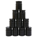 Hliníkový skrutkovací uzáver 30/44 mm 50ks čierny dlhý