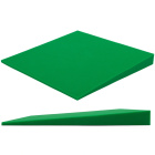 Akustický panel tmavozelený KLIN skosený 50x50 cm hrúbka 5cm