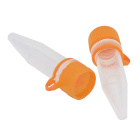 Eppendorf skúmavky s oranžovým uzáverom 1,5 ml, balenie 50 ks