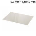 Plech alpaka (nové striebro) 100x40x0,3mm