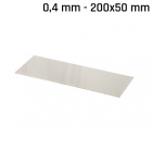 Plech alpaka (nové striebro) 200x50x0,4mm