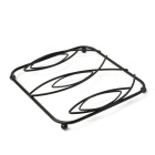 Podložka pod hrniec Leaf 17cm  čierna