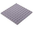Akustický panel svetlosivý PYRAMÍDA 50x50 cm hrúbka 5cm