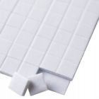 Samolepiaca pena biela 3D 100ks 15x15mm kocka 