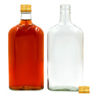 Sklenená fľaša 500ml 22cm ploská