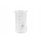 Sklenená kadička 600ml 80x150mm vysoká