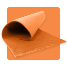 Akustický panel pena VLNY 200×100 cm 3 cm oranžový