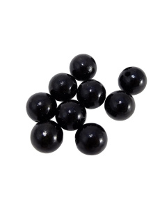 Drevené korálky 10ks 20mm čierne lakované