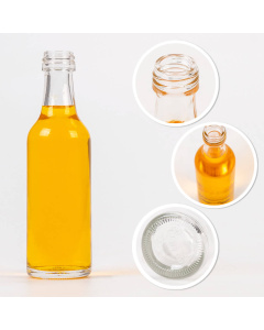 Sklenen&aacute; fľa&scaron;a 10ks 50ml 12cm MONOPOL