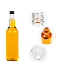 Sklenená fľaša 700ml 28cm MONOPOL