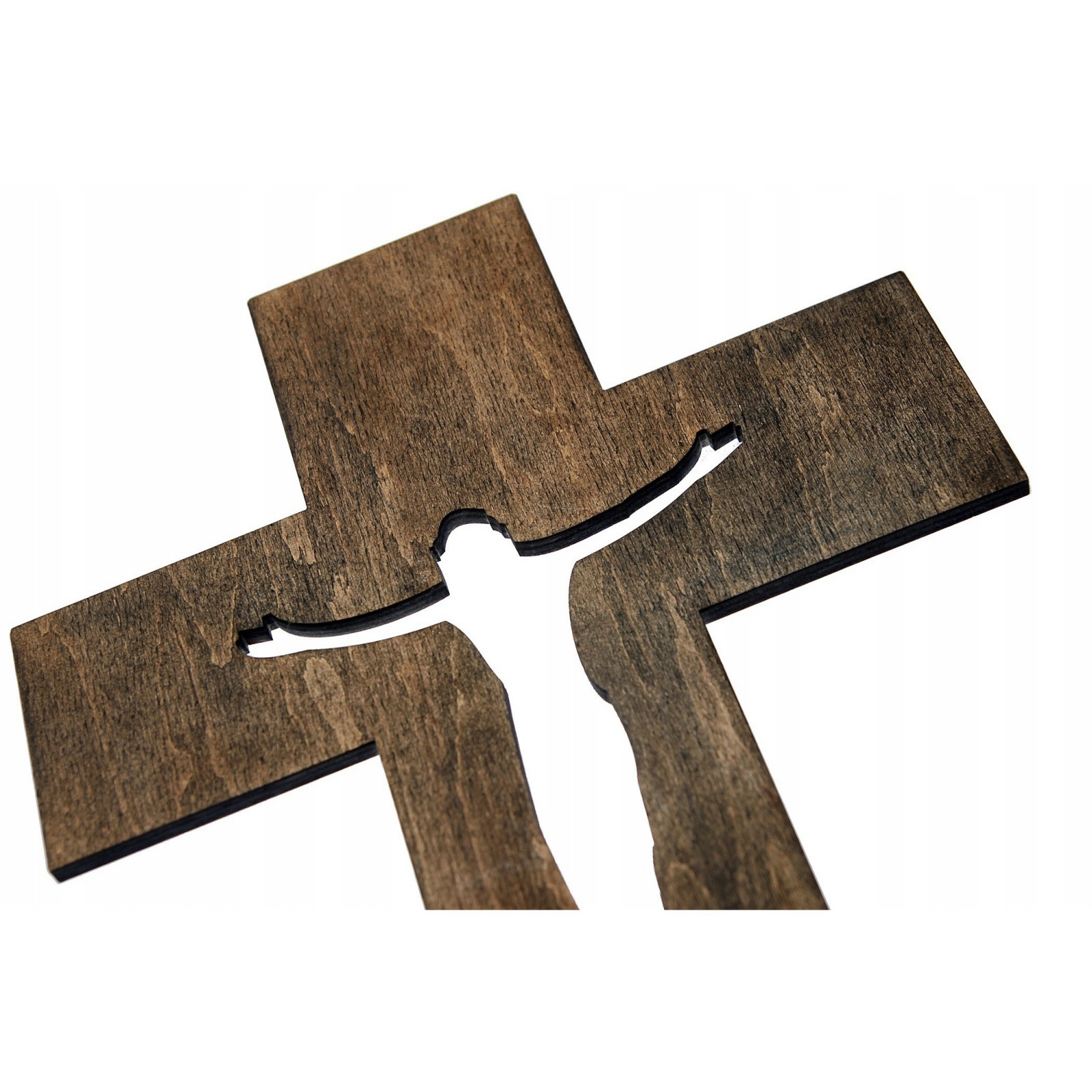 drevený kríž na stenu 20x13x0,7cm megamix.sk