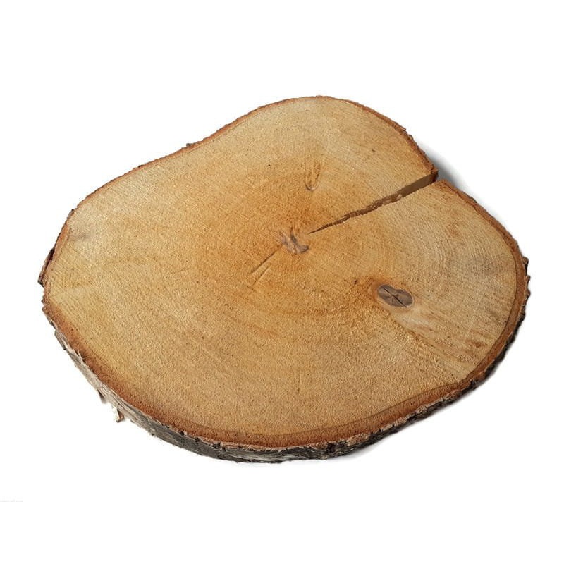 Drevený plát breza neobrúsený 25-28cm 2,5cm s prasklinou megamix.sk