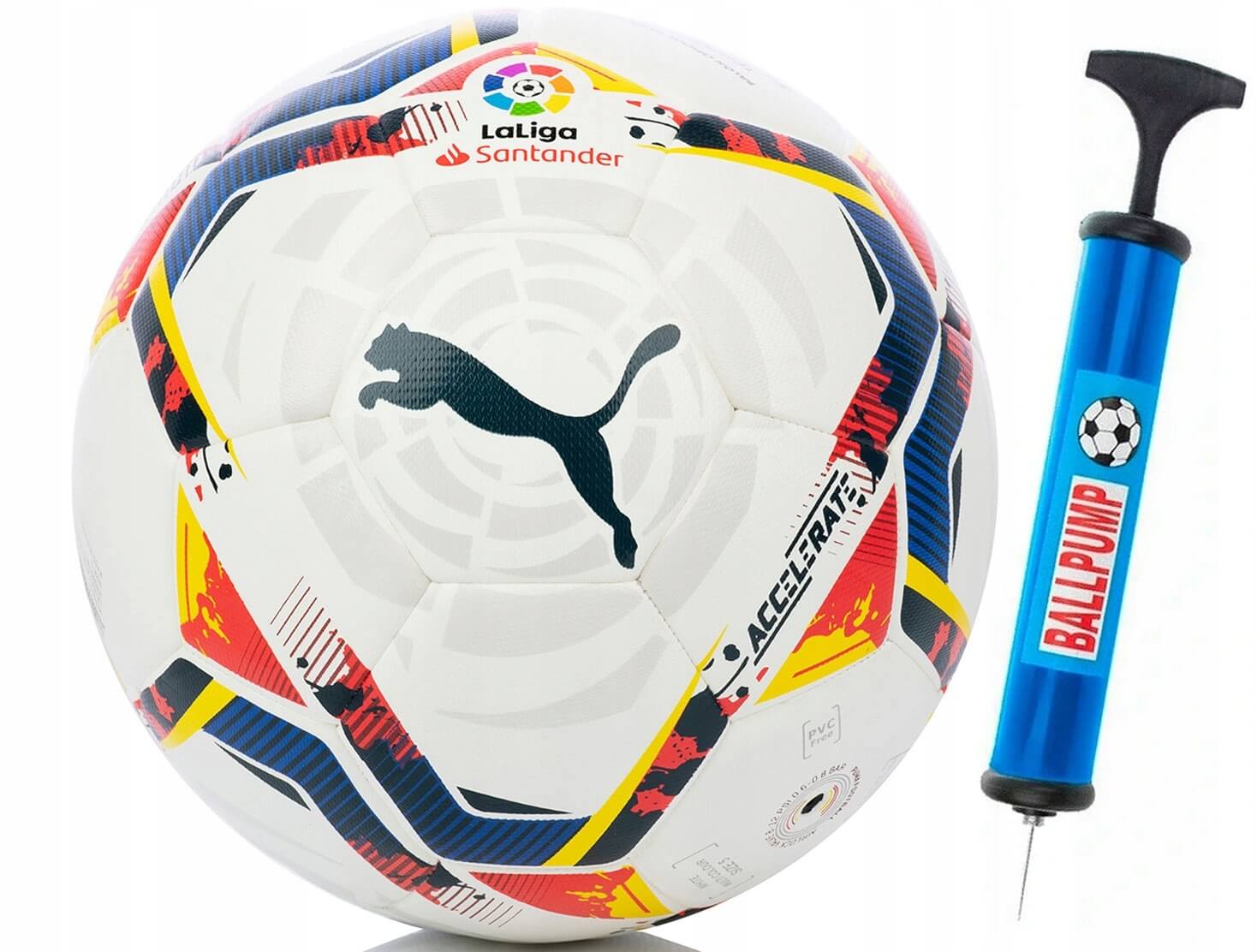 Futbalová lopta PUMA LALIGA 1 ACCELERATE HYBRID veľ. 5 + PUMPA megamix.sk