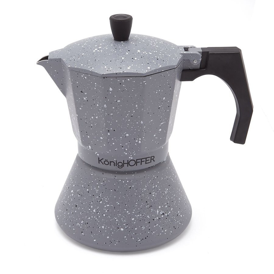 Hliníkový espresso kávovar KonigHOFFER Gray Stone Marble 300 ml megamix.sk
