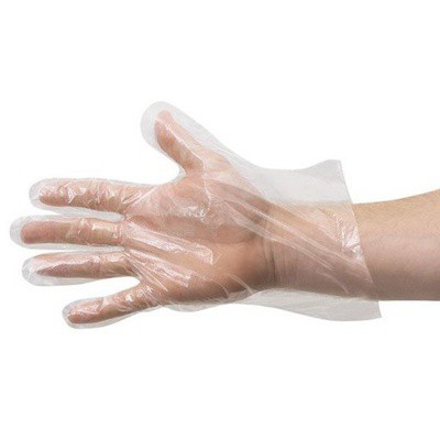 jednorázové mikroténové rukavice 100ks priehľadná fólia megamix.sk