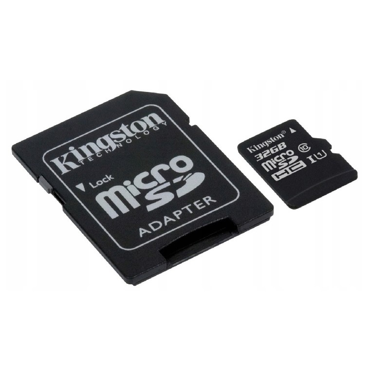 Karta MicroSD KINGSTON 32GB micro CLASS 10 + SD adaptér megamix.sk